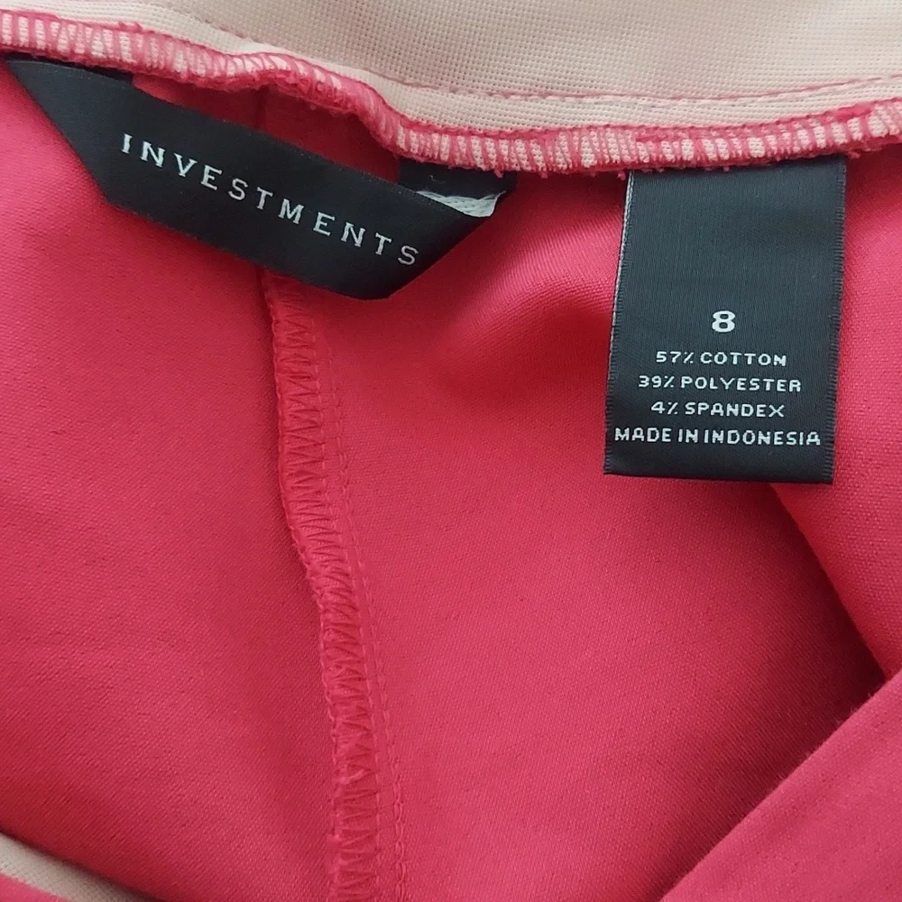 INVESTMENTS Fuschia Pink Pant Suit Size 6 Jacket, Size 8 Pants -Used - Picture 8 of 8